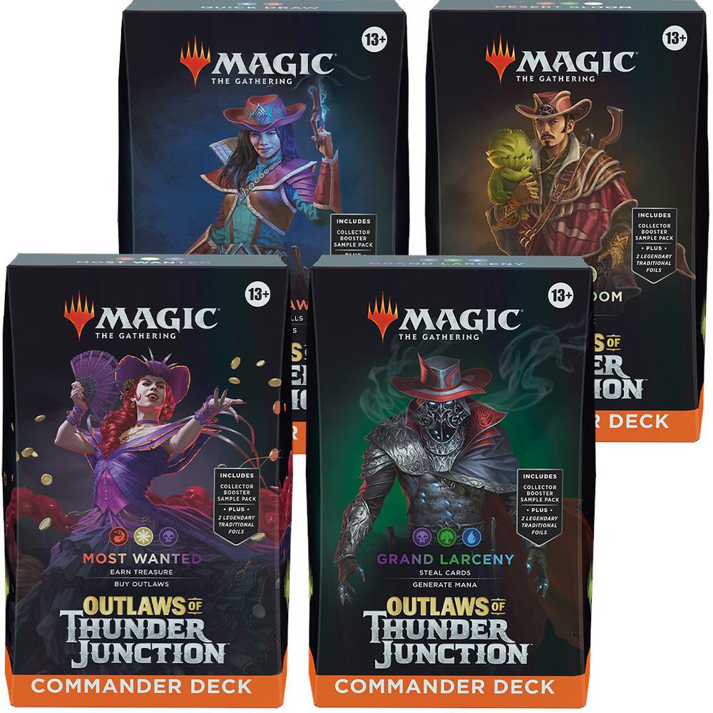 Outlaws of Thunder Junction Commander Deck Display - Commander: Outlaws of Thunder Junction (OTC)