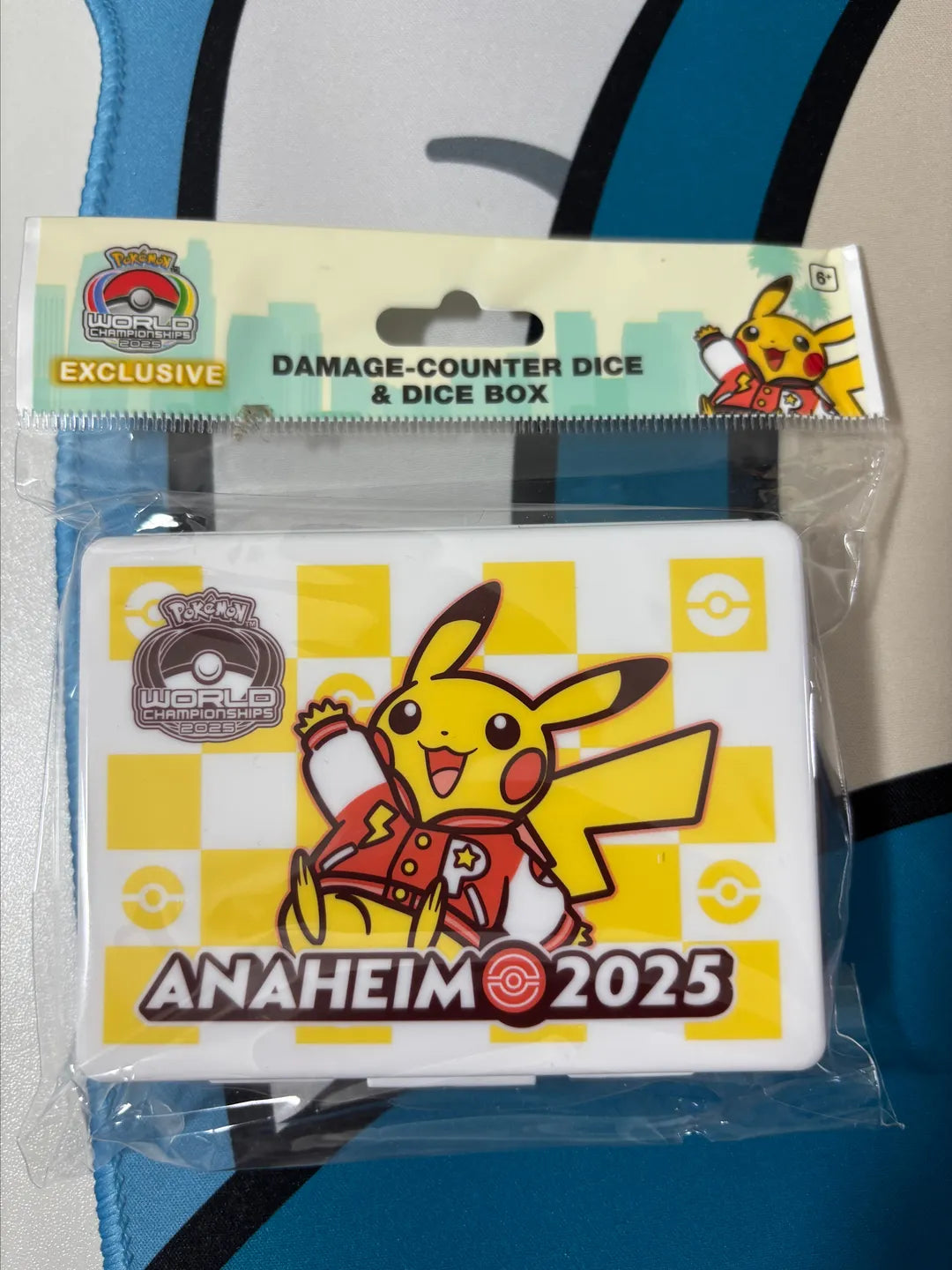 Pikachu Anaheim 2025 dice box