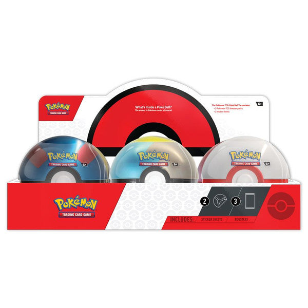 Pokémon TCG: Poké Ball Tin Display 2024 (6)