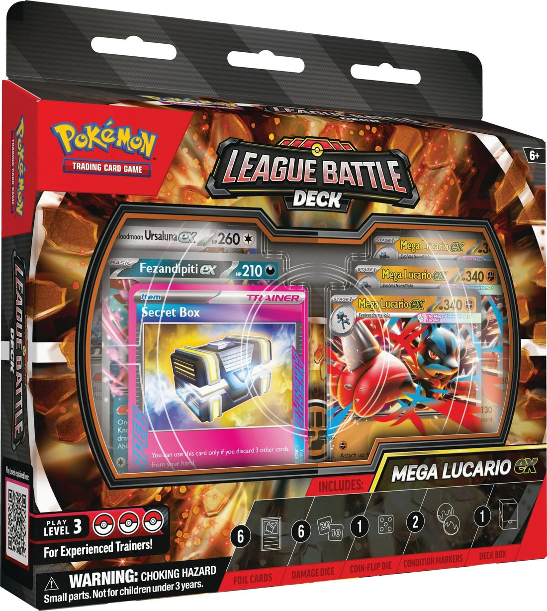 Pokemon League Battle Deck featuring Mega Lucario ex, sealed product photo