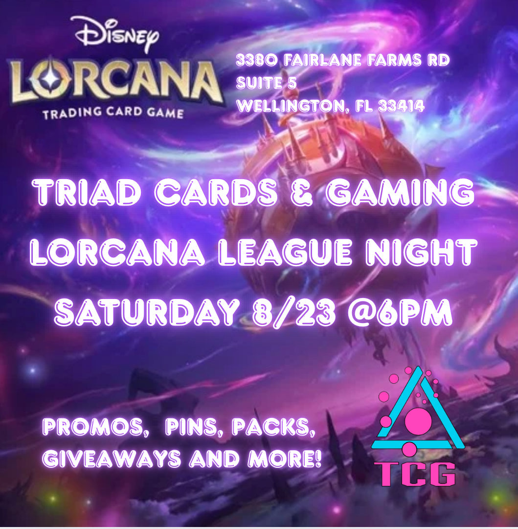 Lorcana League Night at Triad Cards & Gaming