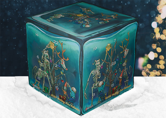 2025 Chessex Holiday Calendar (One cube)