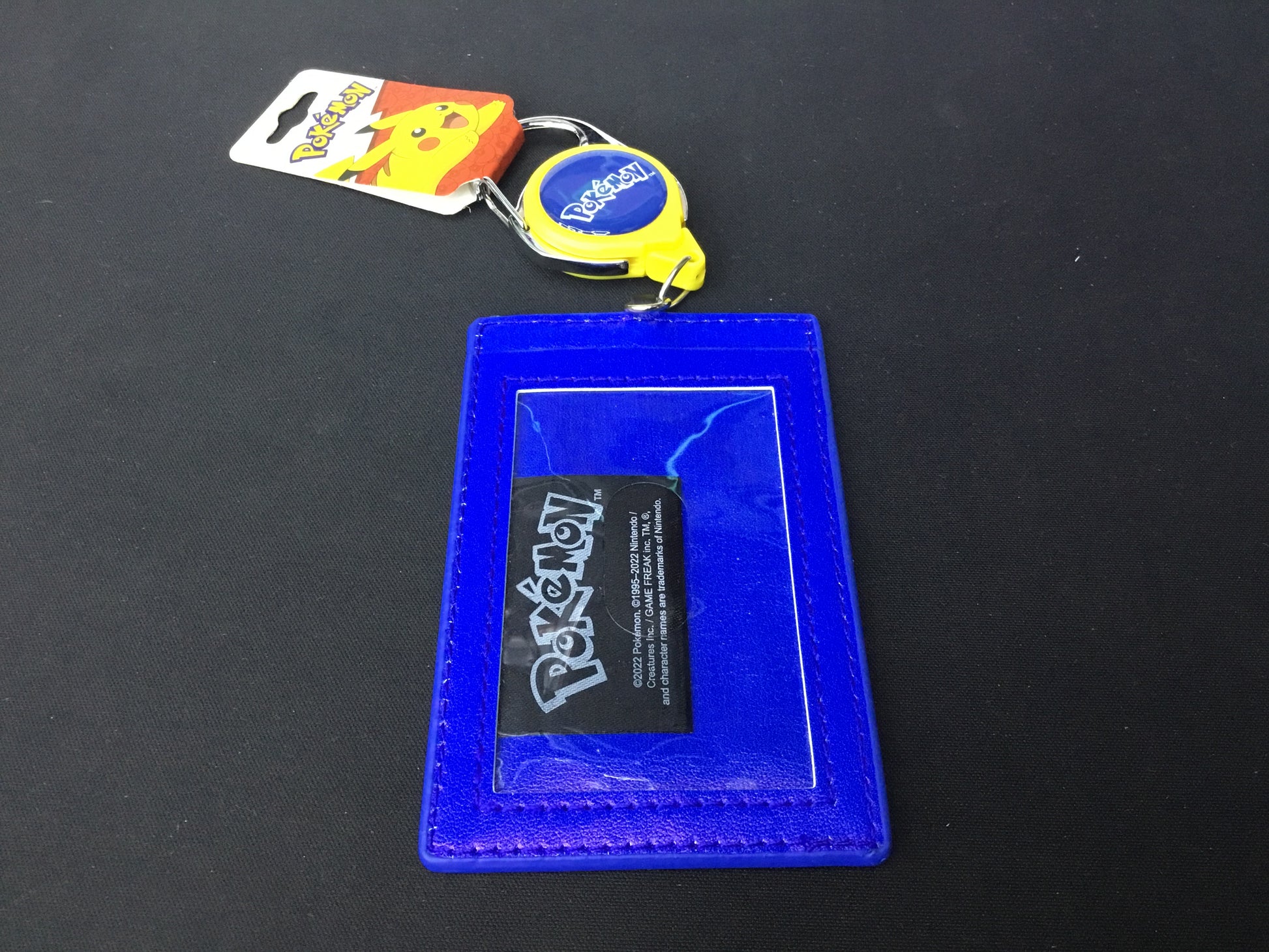 Pokemon squirtl bulbasaur charmander BADGE HOLDER Id retractable clip on NEW