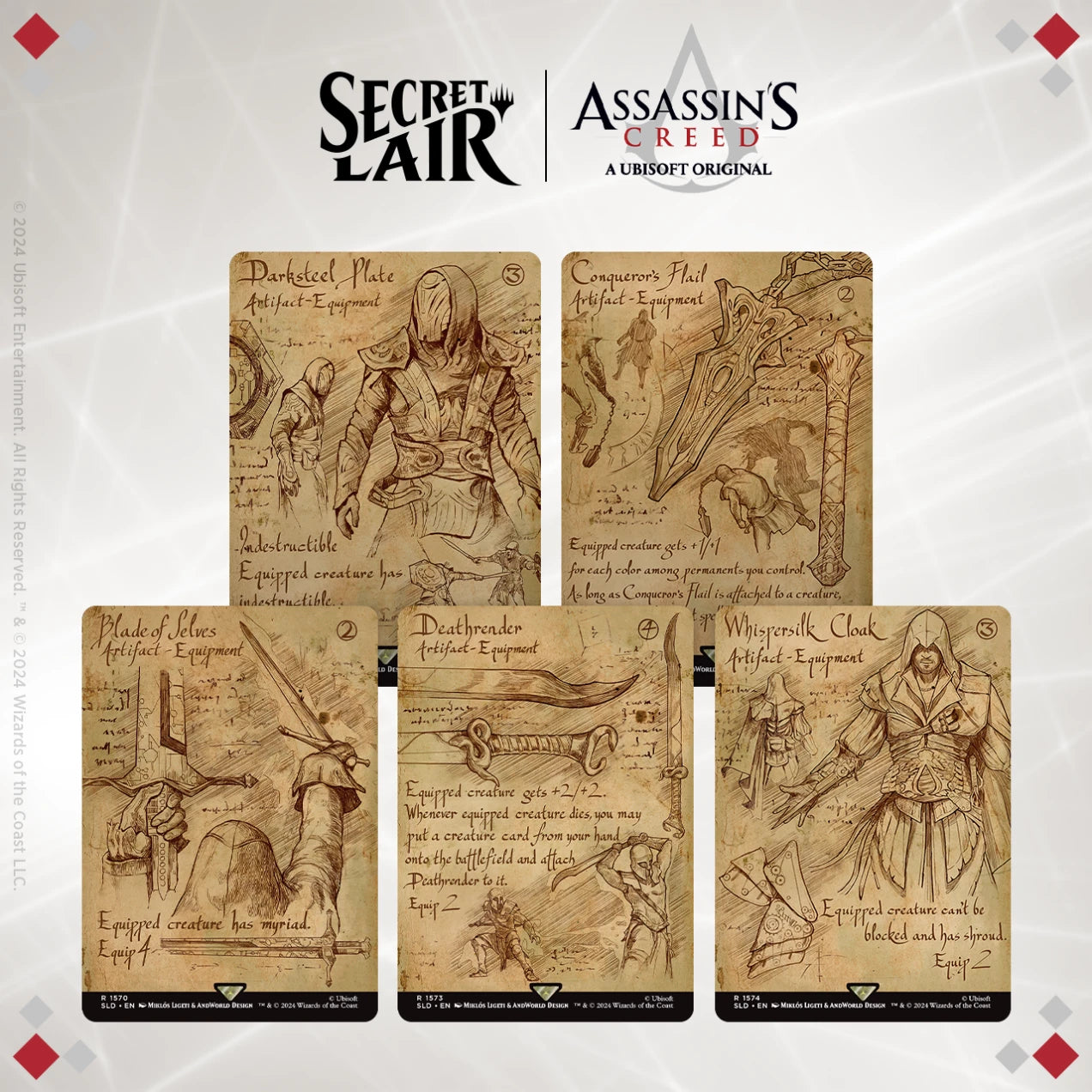 Secret Lair Drop: Secret Lair x Assassin's Creed: Da Vinci's Designs - Non-Foil Edition