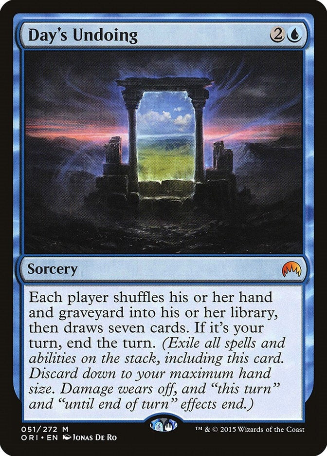 Day's Undoing (51) (ORI)