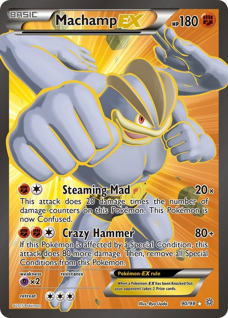 Machamp EX (90 Full Art) (90/98) (AOR)