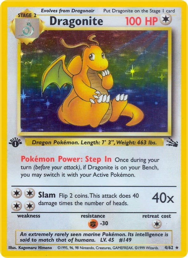 Dragonite (4) (04/62) (FO)