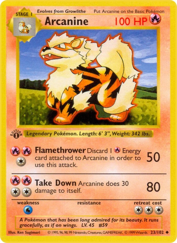 Arcanine (023/102) (BSS)