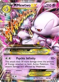 M Mewtwo EX (64) (64/162) (BKT)