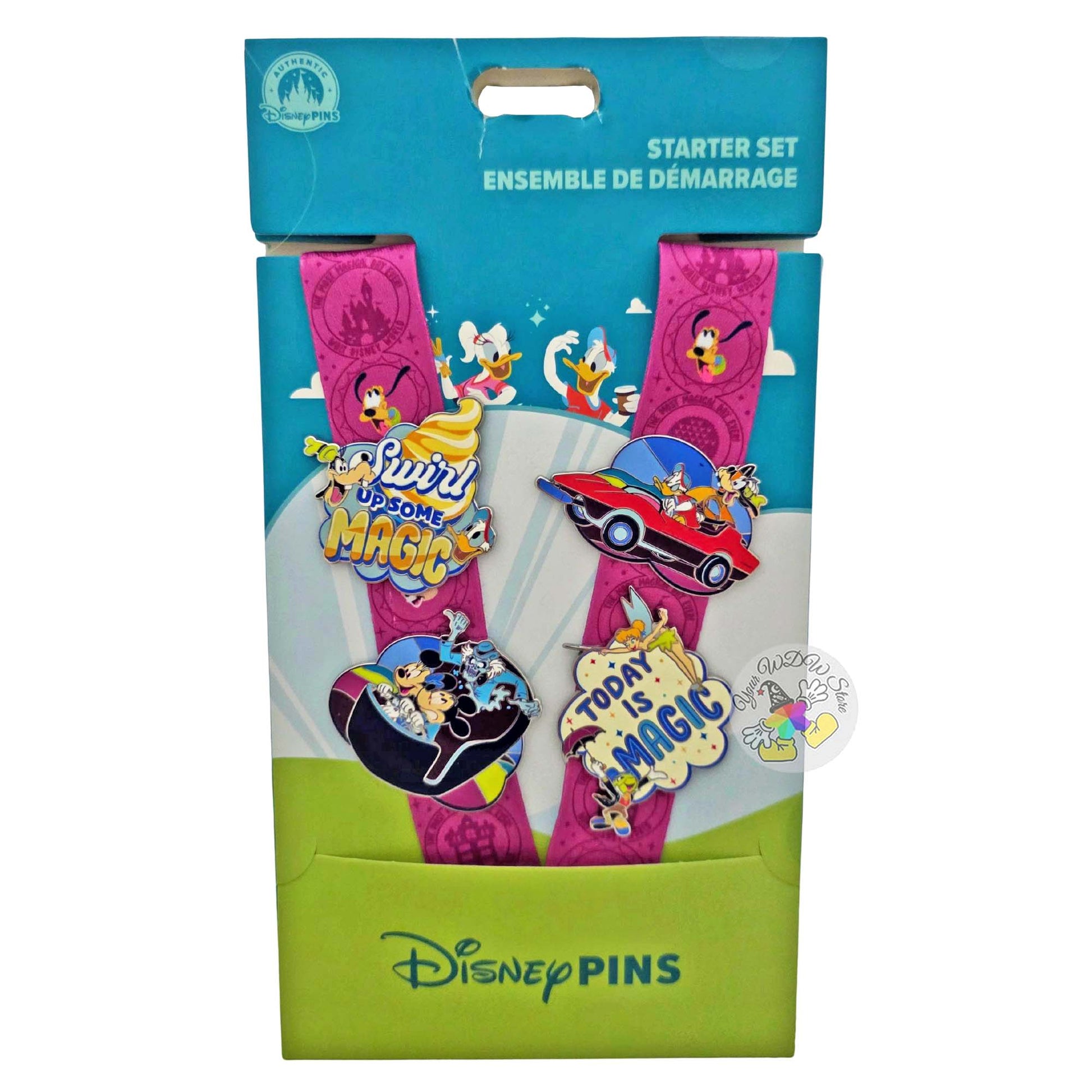 Disney Pins Mickey Mouse & Friends "Best Day Ever" Starter Set
