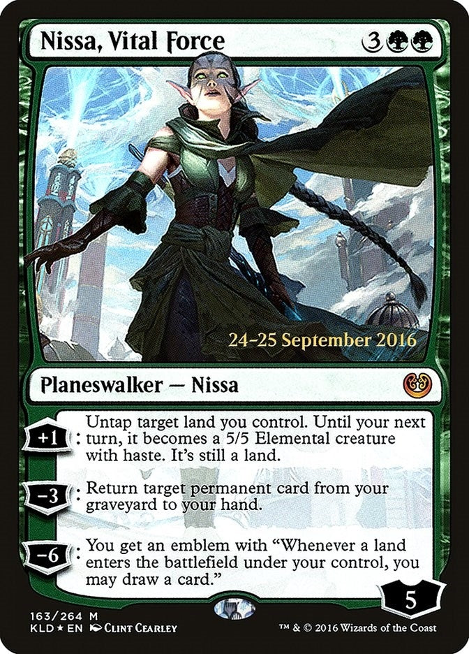 Nissa, Vital Force (163) (PRE)