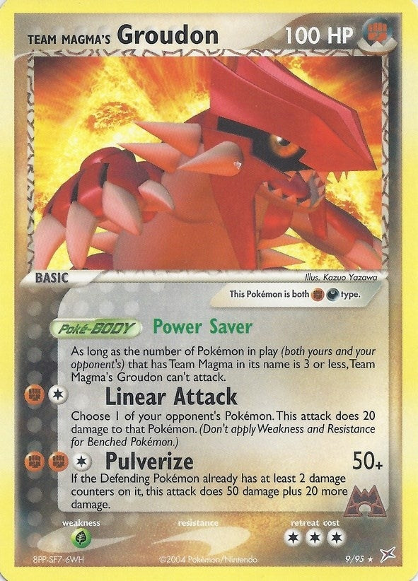 Team Magma's Groudon - 9/95 (EX Team Magma vs Team Aqua) (009/095) (PR)