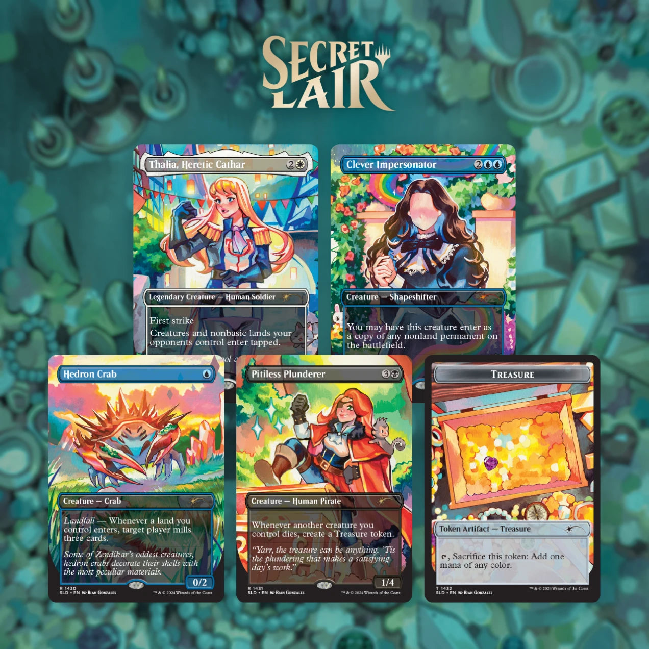 Secret Lair Drop: Our Boss is on Vacation Superdrop: Pick 'Em and Stick 'Em - Non-Foil Edition