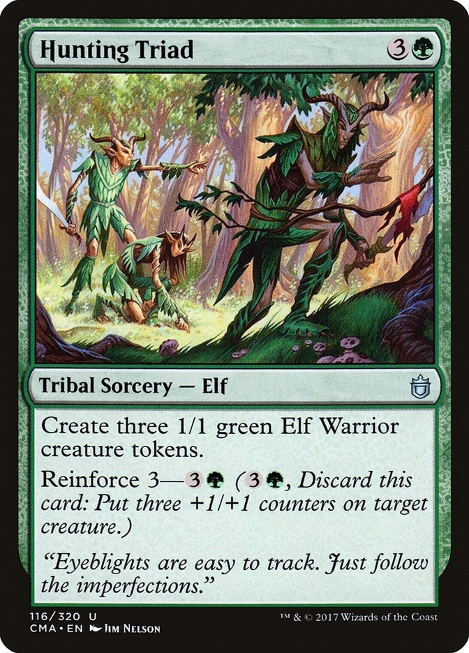 Image for Hunting Triad (116) (CMA) - Magic: The Gathering