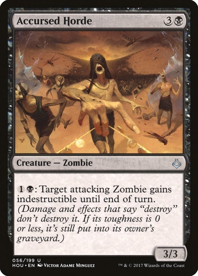 Image for Accursed Horde (56) (HOU) - Magic: The Gathering