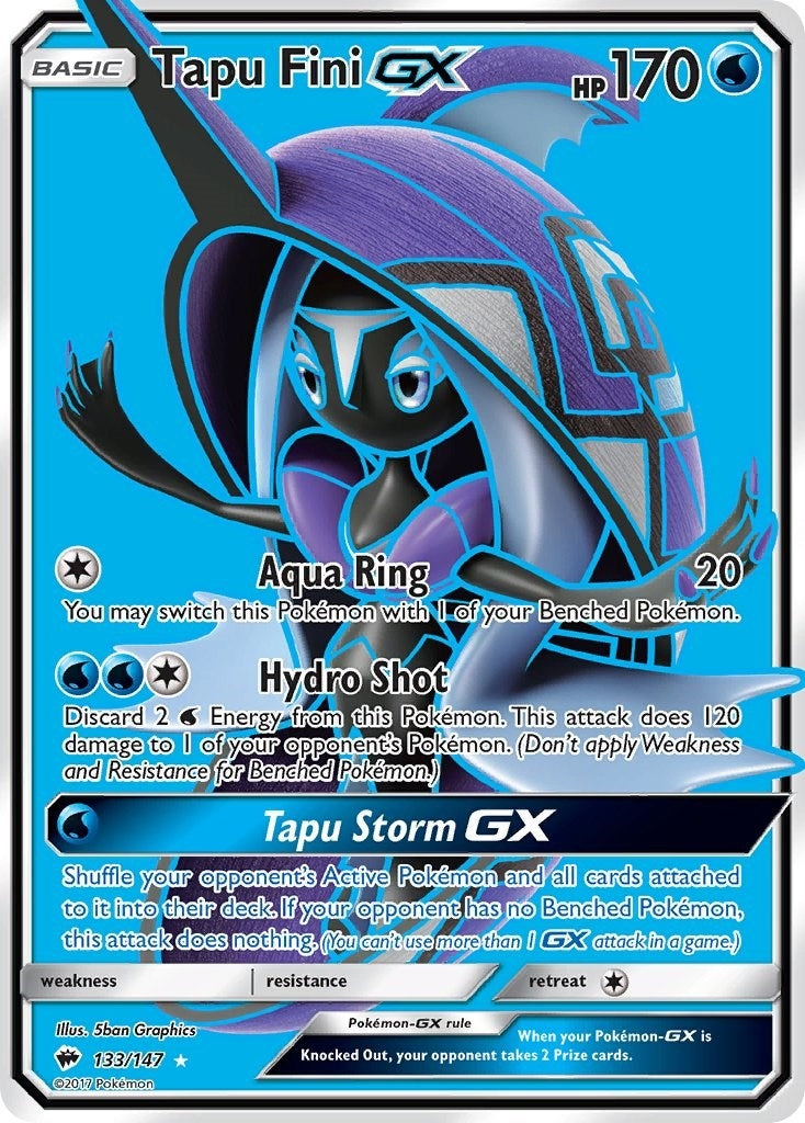 Tapu Fini GX (Full Art) (133/147) (SM03)