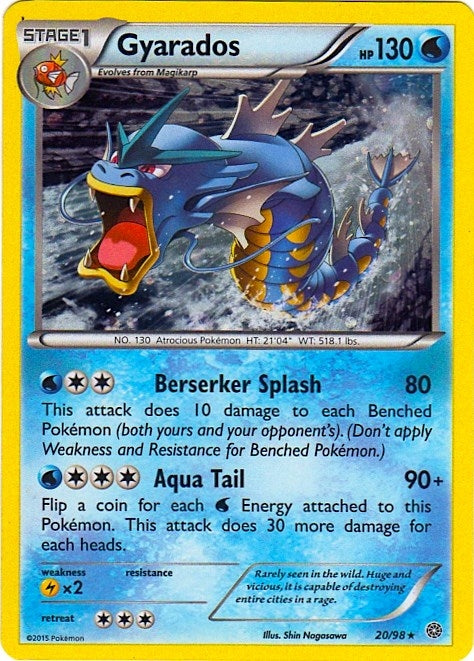 Gyarados - 20/98 (Cosmos Holo) (020/098) (MCAP)