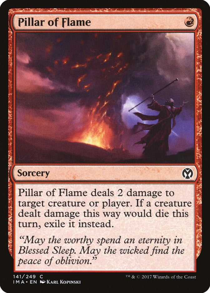 Image for Pillar of Flame (141) (IMA) - Magic: The Gathering