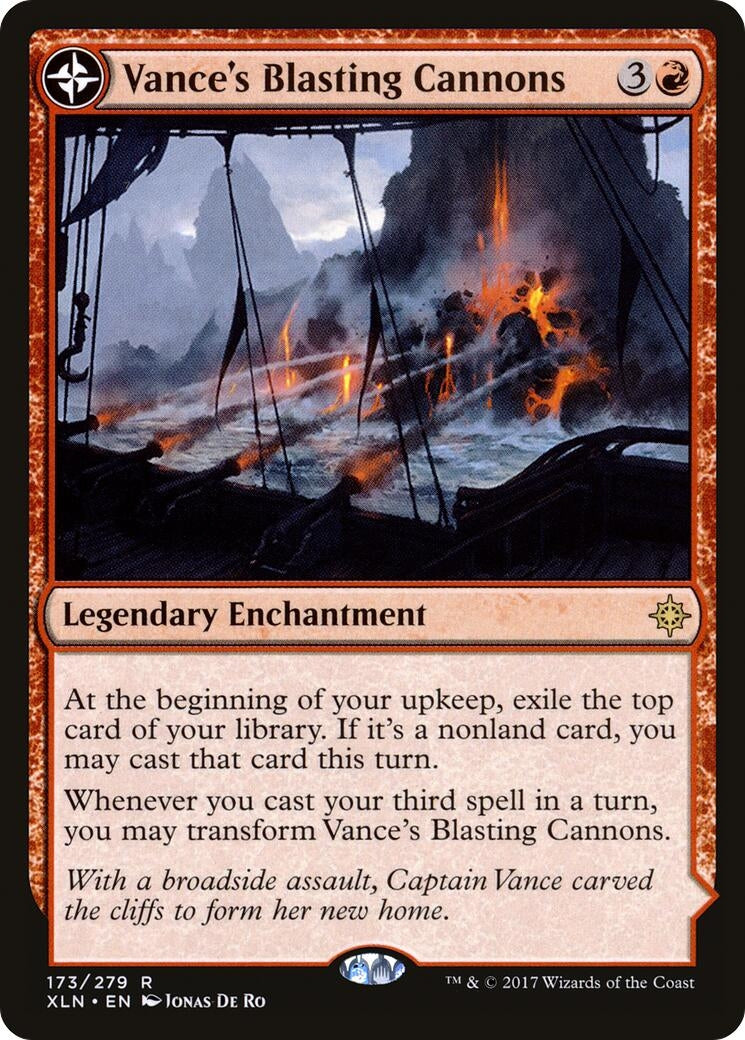 Image for Vance's Blasting Cannons (173) (XLN) - Magic: The Gathering