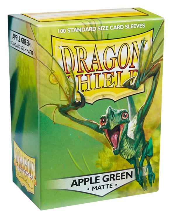 Dragon Shield Matte Sleeves - Apple Green (100-Pack) - Dragon Shield Card Sleeves