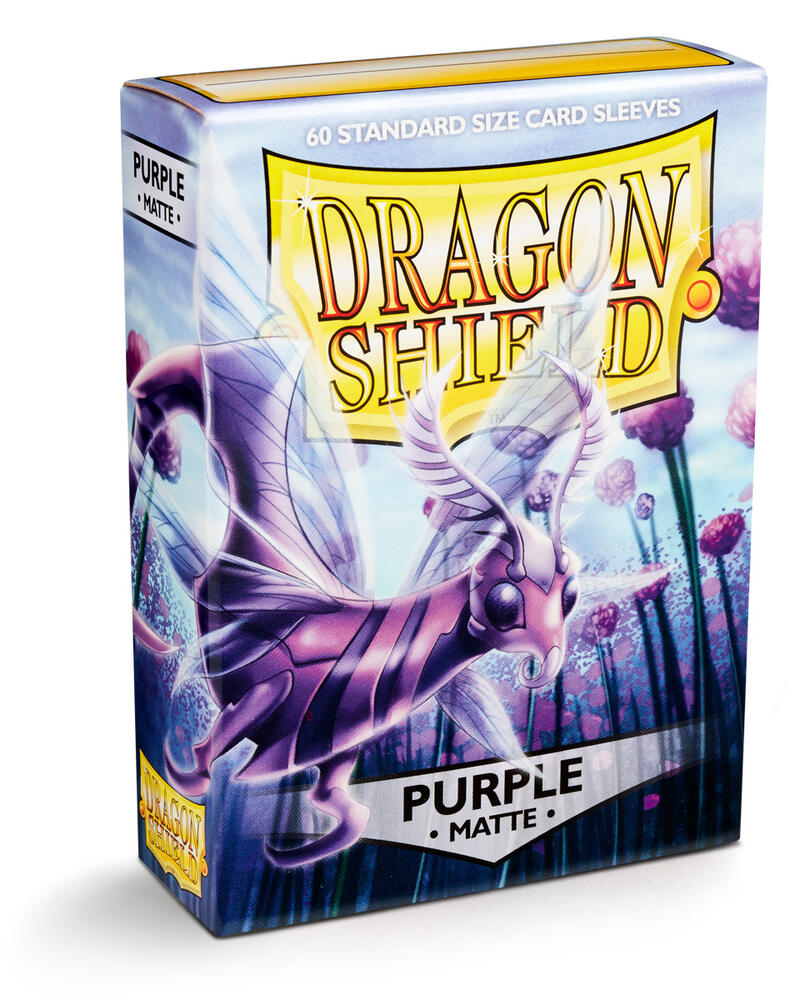 Dragon Shield Matte Sleeves - Purple (60-Pack) - Dragon Shield Card Sleeves