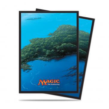 Mana 5 Island Standard Deck Protector sleeves for Magic (80-Pack) - Ultra Pro Card Sleeves