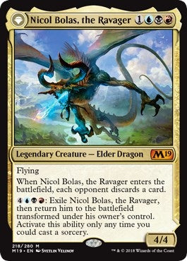 Nicol Bolas, the Ravager (218) (M19)