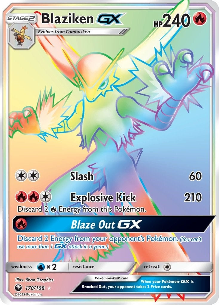 Blaziken GX (Secret) (170/168) (CES)