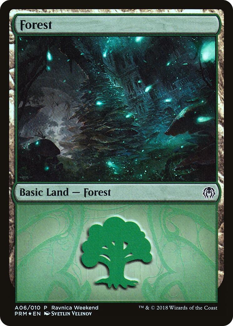 Image for Forest - Golgari (A06) (6) (LARP) - Magic: The Gathering