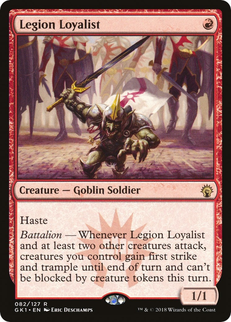 Image for Legion Loyalist (82) (GR1) - Magic: The Gathering