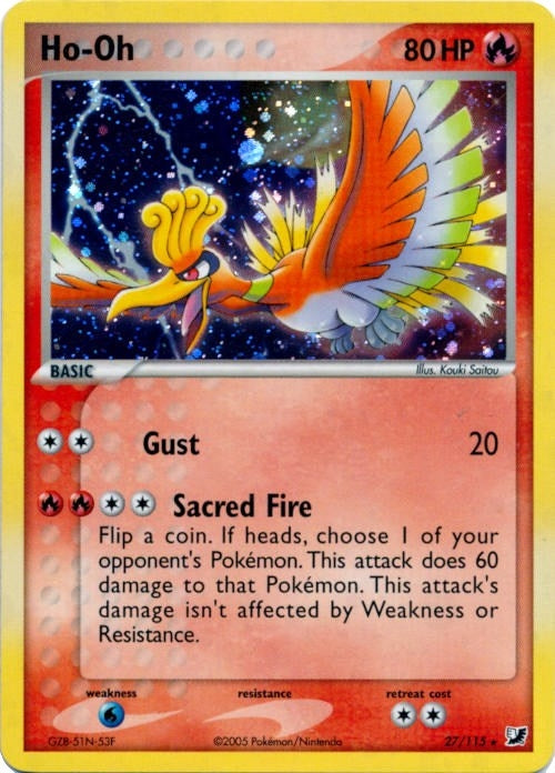 Ho-Oh - 27/115 (Cosmos Holo) (027/115) (PR)