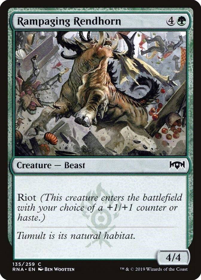 Image for Rampaging Rendhorn (135) (RNA) - Magic: The Gathering