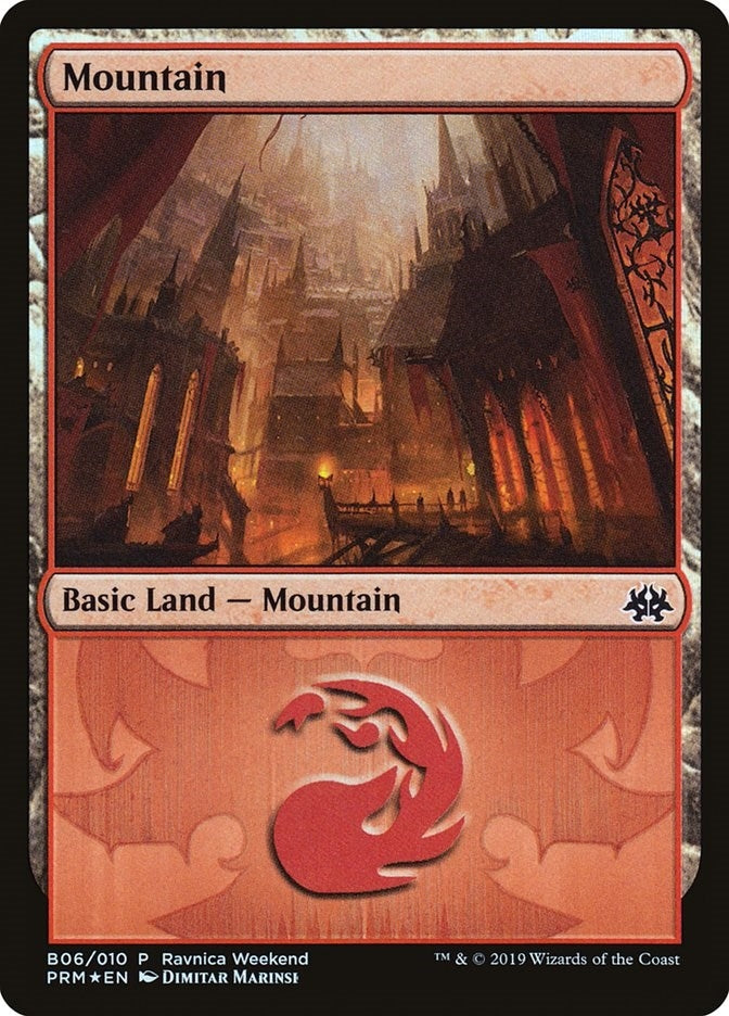 Mountain - Rakdos (B06) (6) (LARP)