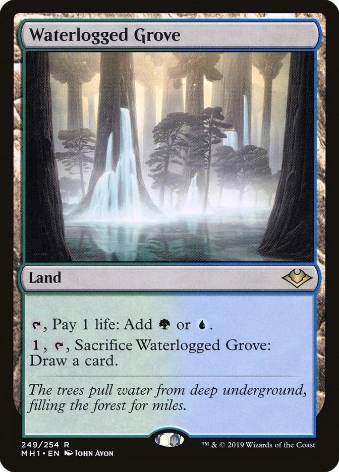 Image for Waterlogged Grove (249) (MH1) - Magic: The Gathering