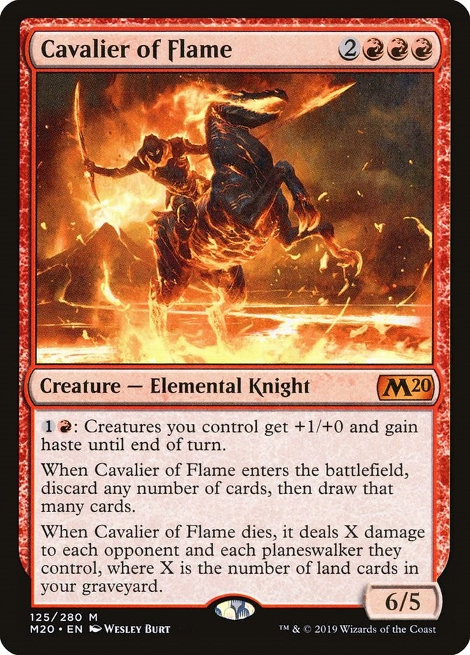 Cavalier of Flame (125) (M20)