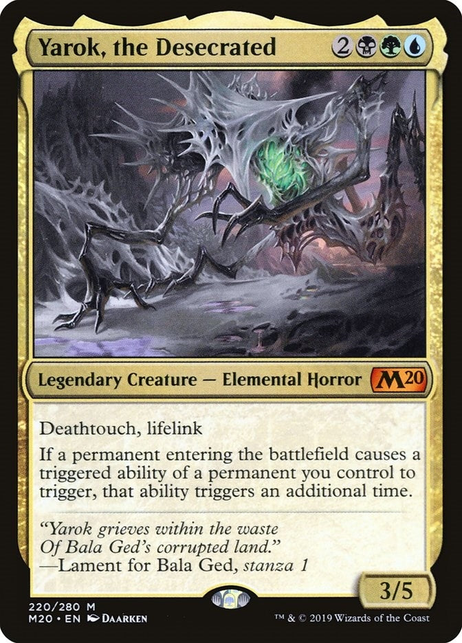 Yarok, the Desecrated (220) (M20)