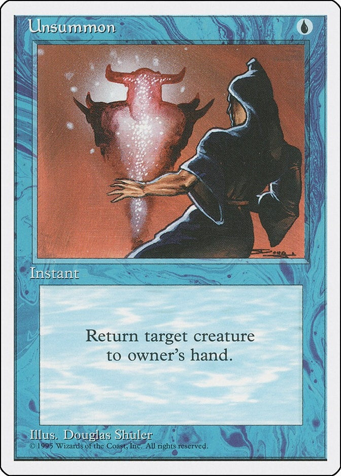 Image for Unsummon (4ED) - Magic: The Gathering