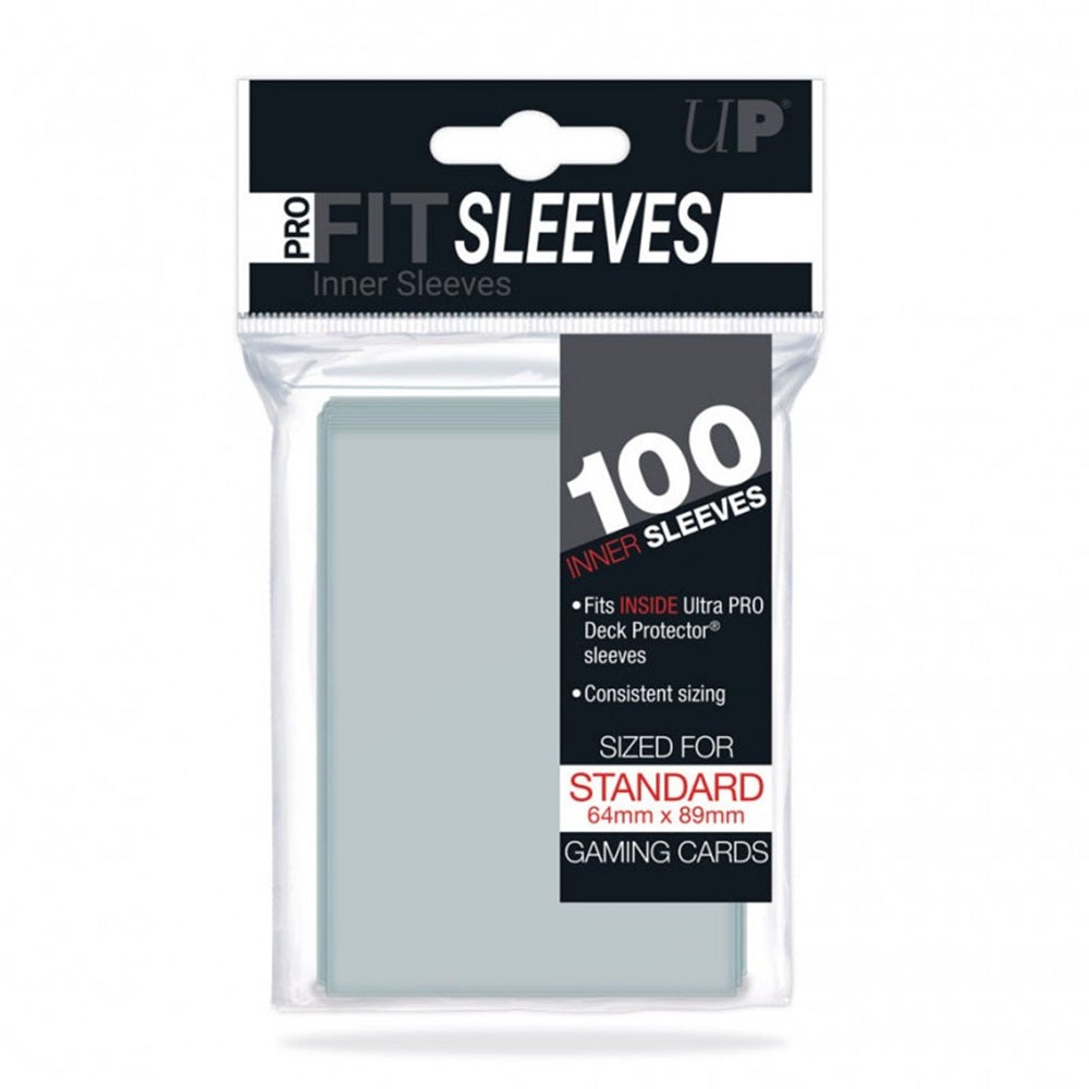 Ultra Pro UP - Standard Sleeves - Pro-Fit Card Clear (100 Sleeves)
