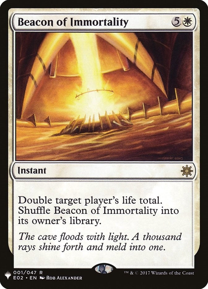 Beacon of Immortality (1) (LIST)