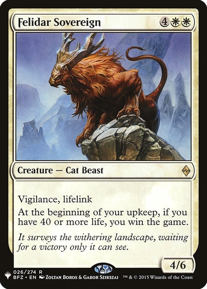 Felidar Sovereign (26) (LIST)