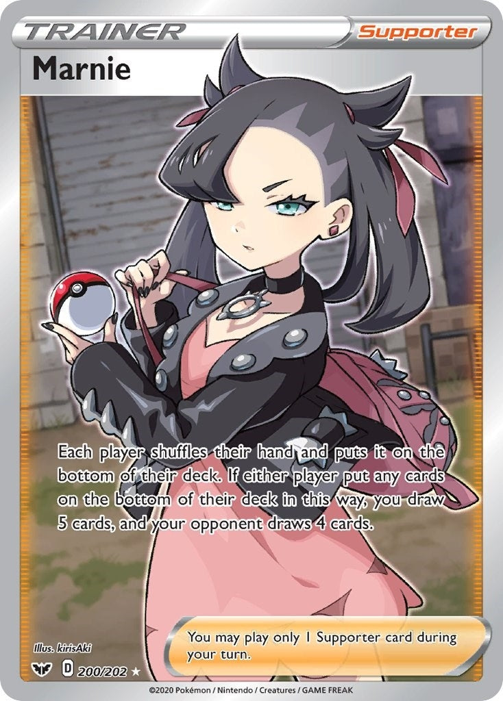 Marnie (Full Art) (200/202) (SWSH01)