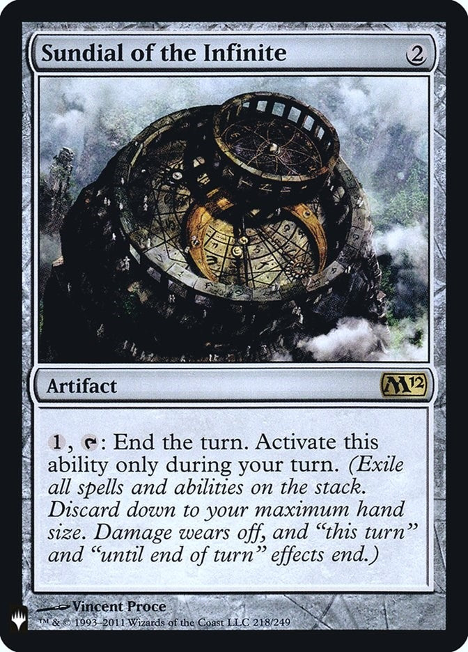 Sundial of the Infinite (218) (LIST)