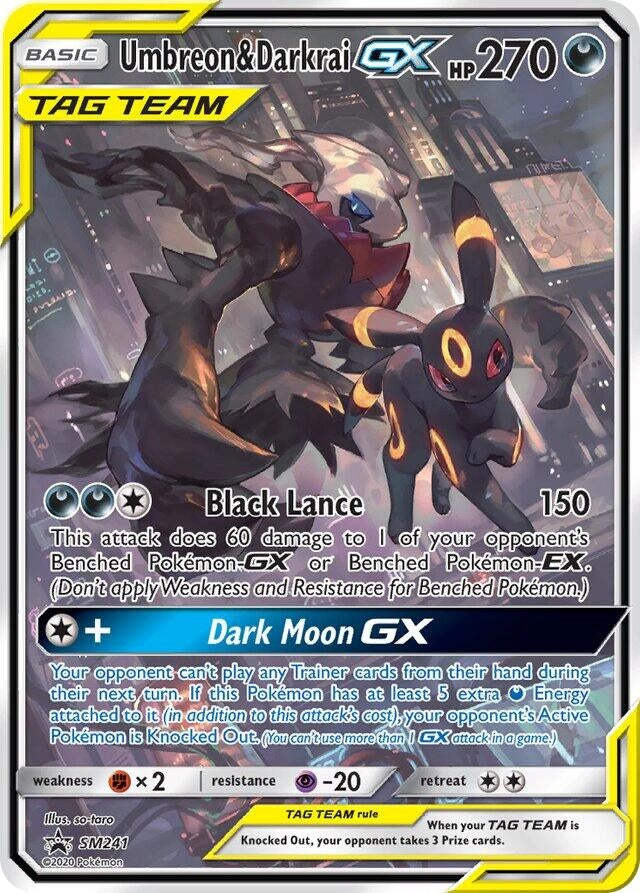 Umbreon & Darkrai GX - SM241 (SM241) (PR)