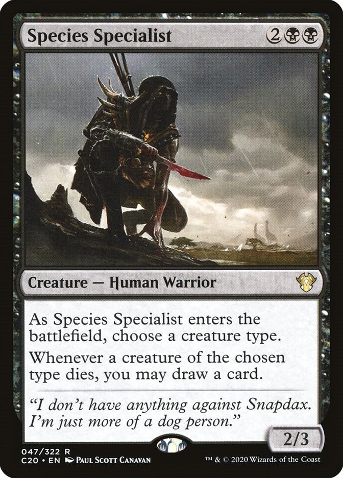 Species Specialist (47) (C20)