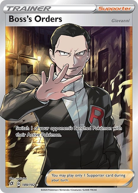 Boss's Orders (Full Art) (189/192) (SWSH02)