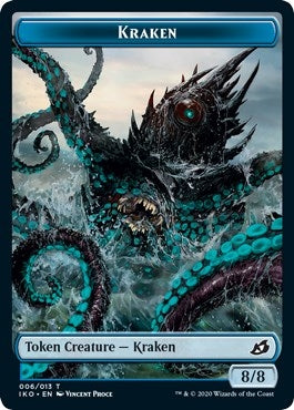 Kraken // Elemental (010) Double-Sided Token (6 // 10) (C20)