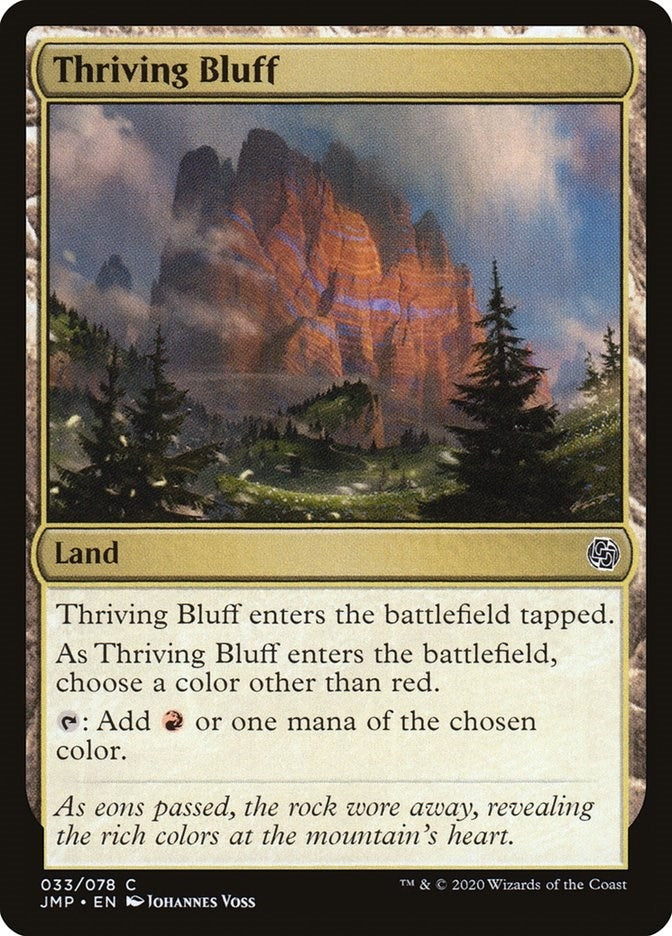 Image for Thriving Bluff (33) (JMP) - Magic: The Gathering