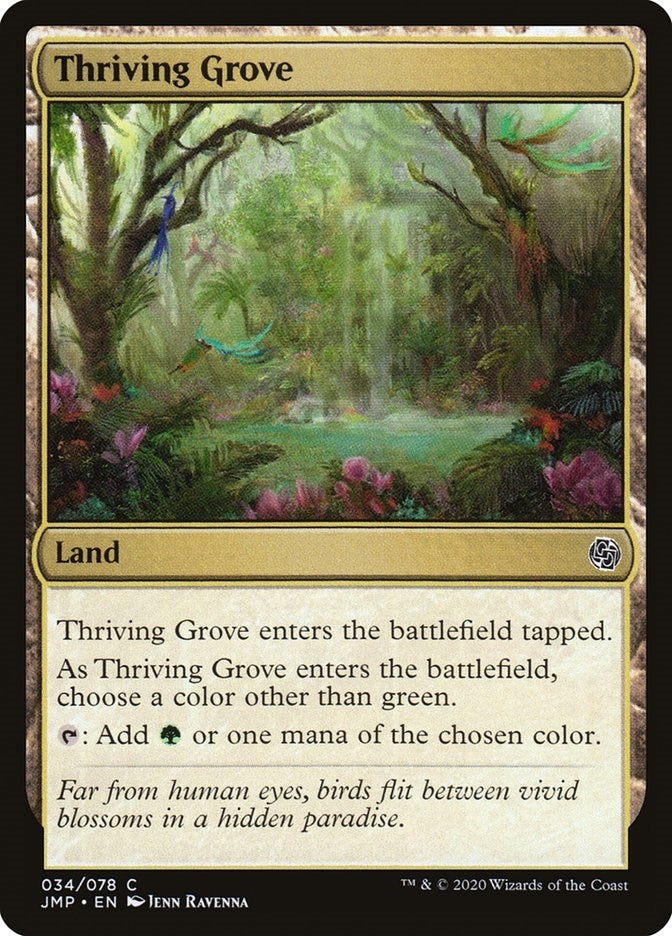 Image for Thriving Grove (34) (JMP) - Magic: The Gathering