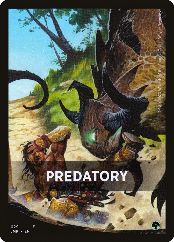 Image for Predatory Theme Card (29) (JMP) - Magic: The Gathering