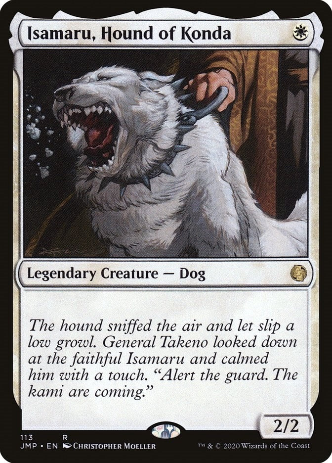 Image for Isamaru, Hound of Konda (113) (JMP) - Magic: The Gathering